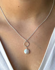 Freshwater Pearl Coin Necklace