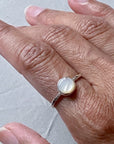 Single Mother of Pearl Ring