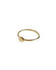 14K Gold Disc Ring