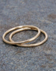 14K Solid Gold Stack Ring - Emma's Jewelry Box
