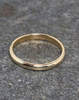 14K Gold Half Round Band - Emma's Jewelry Box