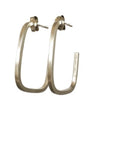 Large Square Hoop Earrings