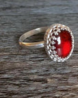 Goddess Garnet Ring - Emma's Jewelry Box