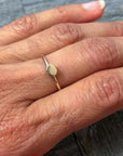 14K Gold Disc Ring - Emma's Jewelry Box