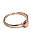 14K Rose Gold Disc Ring - Emma's Jewelry Box