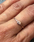 14K Rose Gold Disc Ring - Emma's Jewelry Box